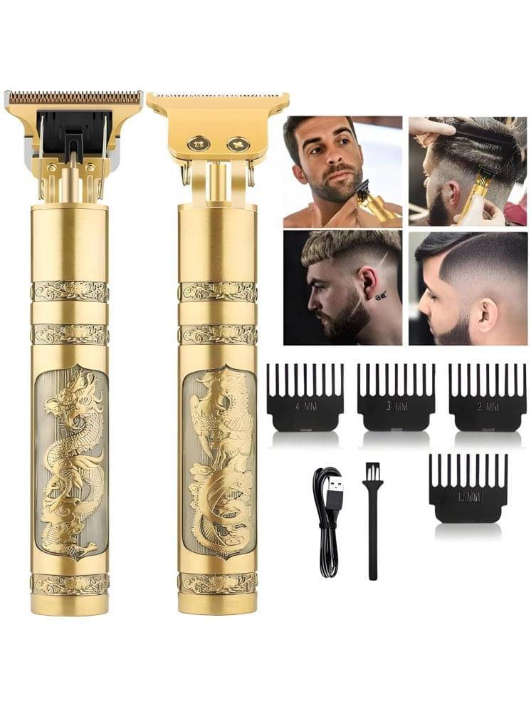     			GATIMAN Beard Hair Trimmer Gold Cordless Beard Trimmer With 120 minutes Runtime