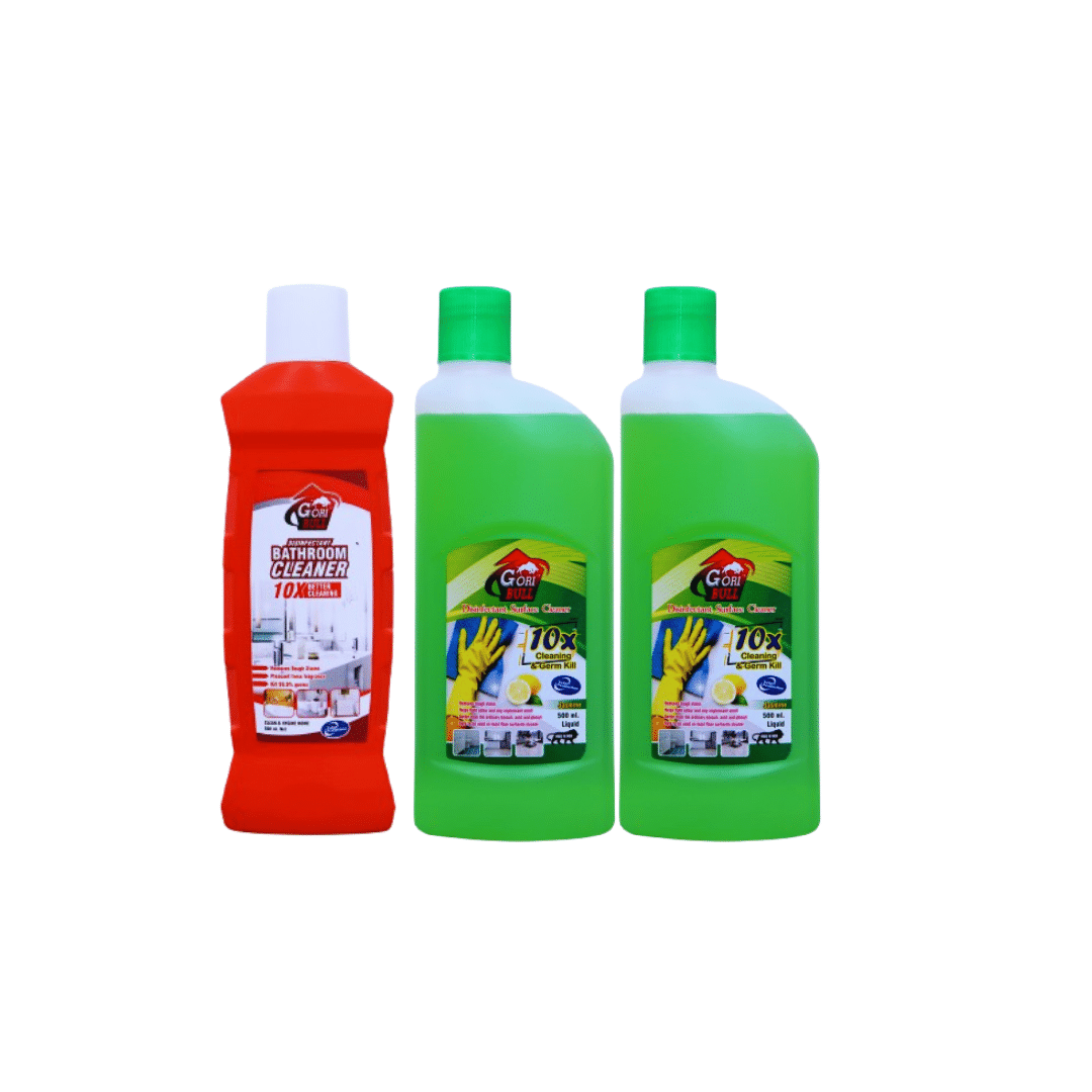 GORIBULL Bathroom Cleaner Ready to Use Liquid REGULAR 500 Pack of 3     			GORIBULL Bathroom Cleaner Ready to Use Liquid REGULAR 500 Pack of 3