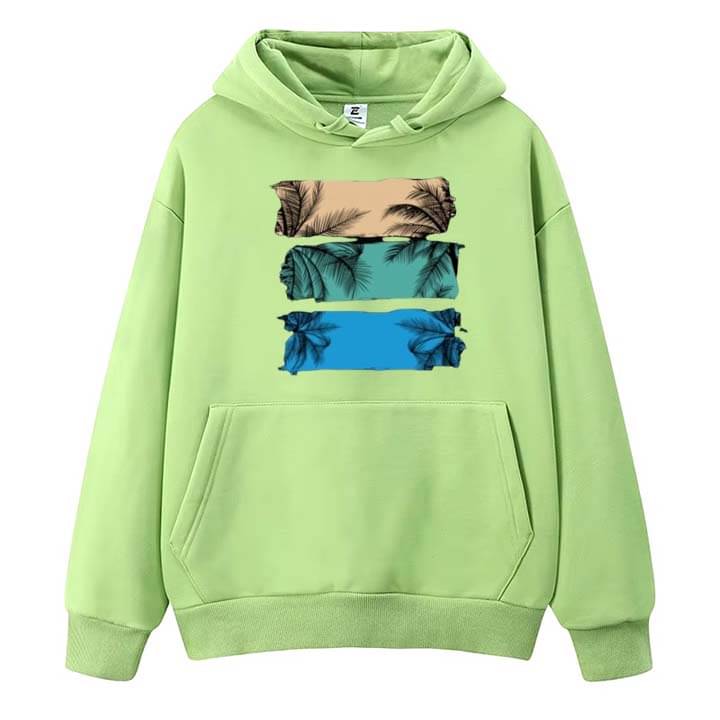     			Glito Fleece Hooded Men's Sweatshirt - Green ( Pack of 1 )