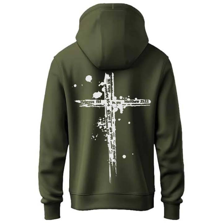     			Glito Fleece Hooded Men's Sweatshirt - Olive ( Pack of 1 )