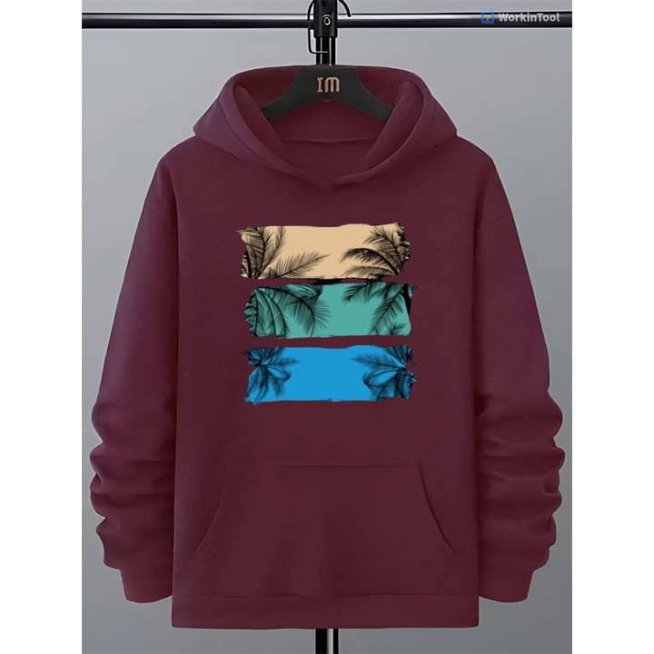     			Glito Fleece Hooded Men's Sweatshirt - Multi ( Pack of 1 )