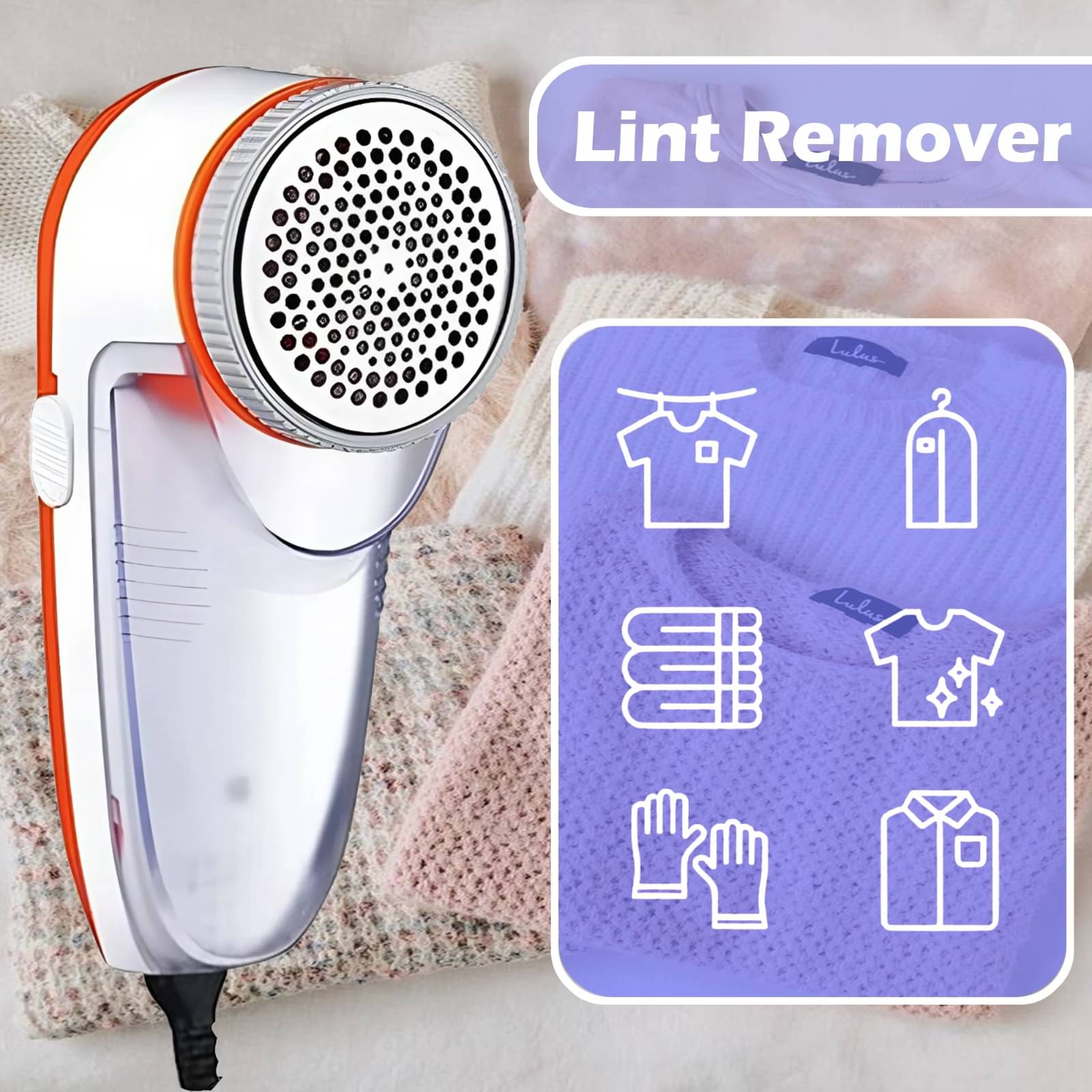 HUG PUPPY lint remover White 100 watt Steam Generator Iron HUG PUPPY lint remover White 100 watt Steam Generator Iron