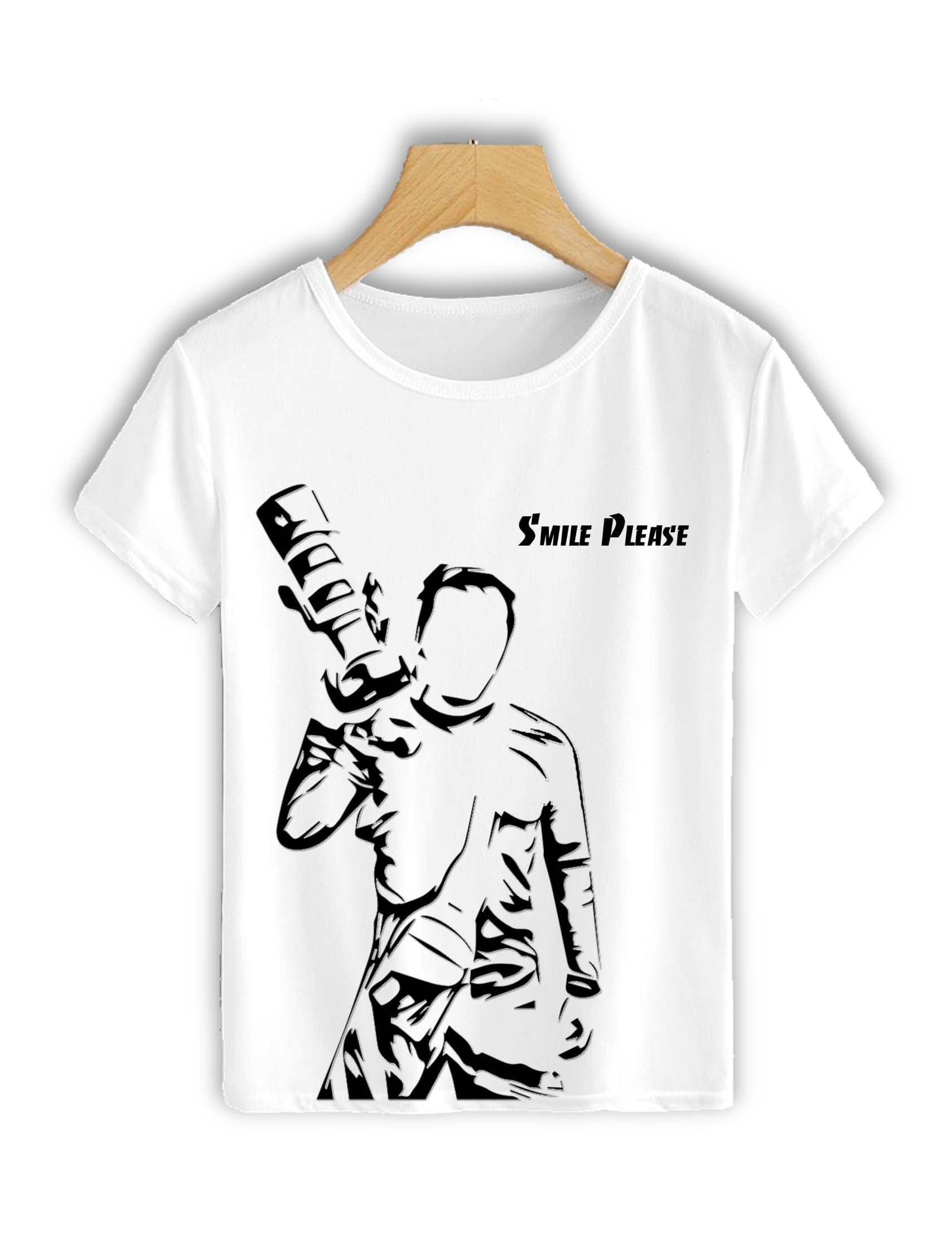HamsaMART.com Polyester Regular Fit Solid Half Sleeves Men's Round T-Shirt - White ( Pack of 1 ) HamsaMART.com Polyester Regular Fit Solid Half Sleeves Men's Round T-Shirt - White ( Pack of 1 )