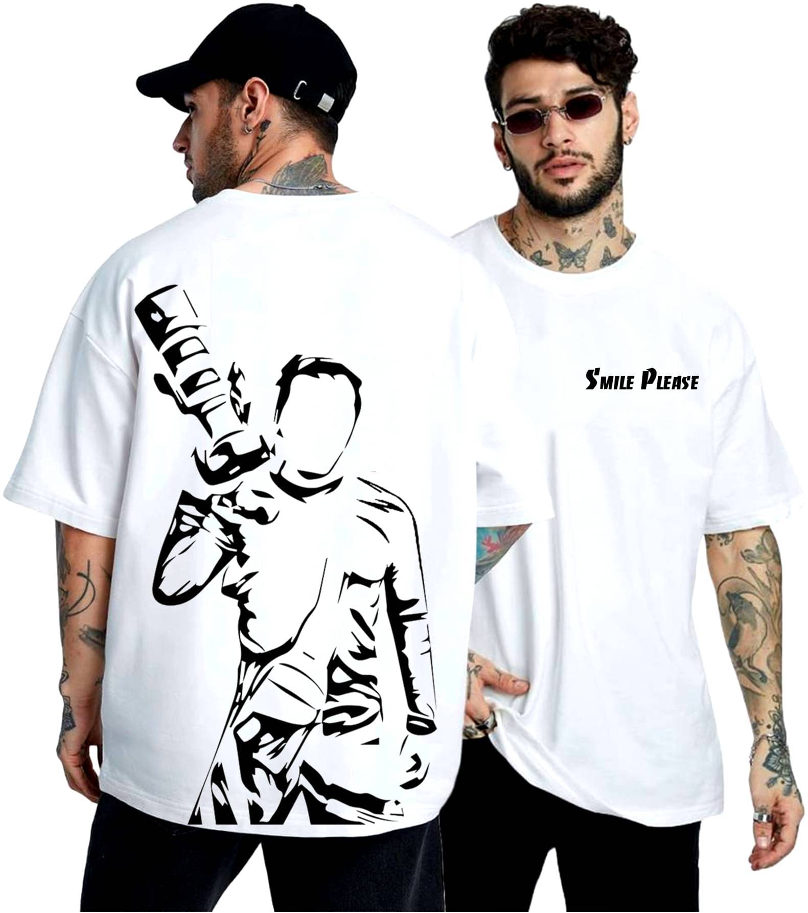 HamsaMART.com Polyester Regular Fit Solid Half Sleeves Men's Round T-Shirt - White ( Pack of 1 ) HamsaMART.com Polyester Regular Fit Solid Half Sleeves Men's Round T-Shirt - White ( Pack of 1 )