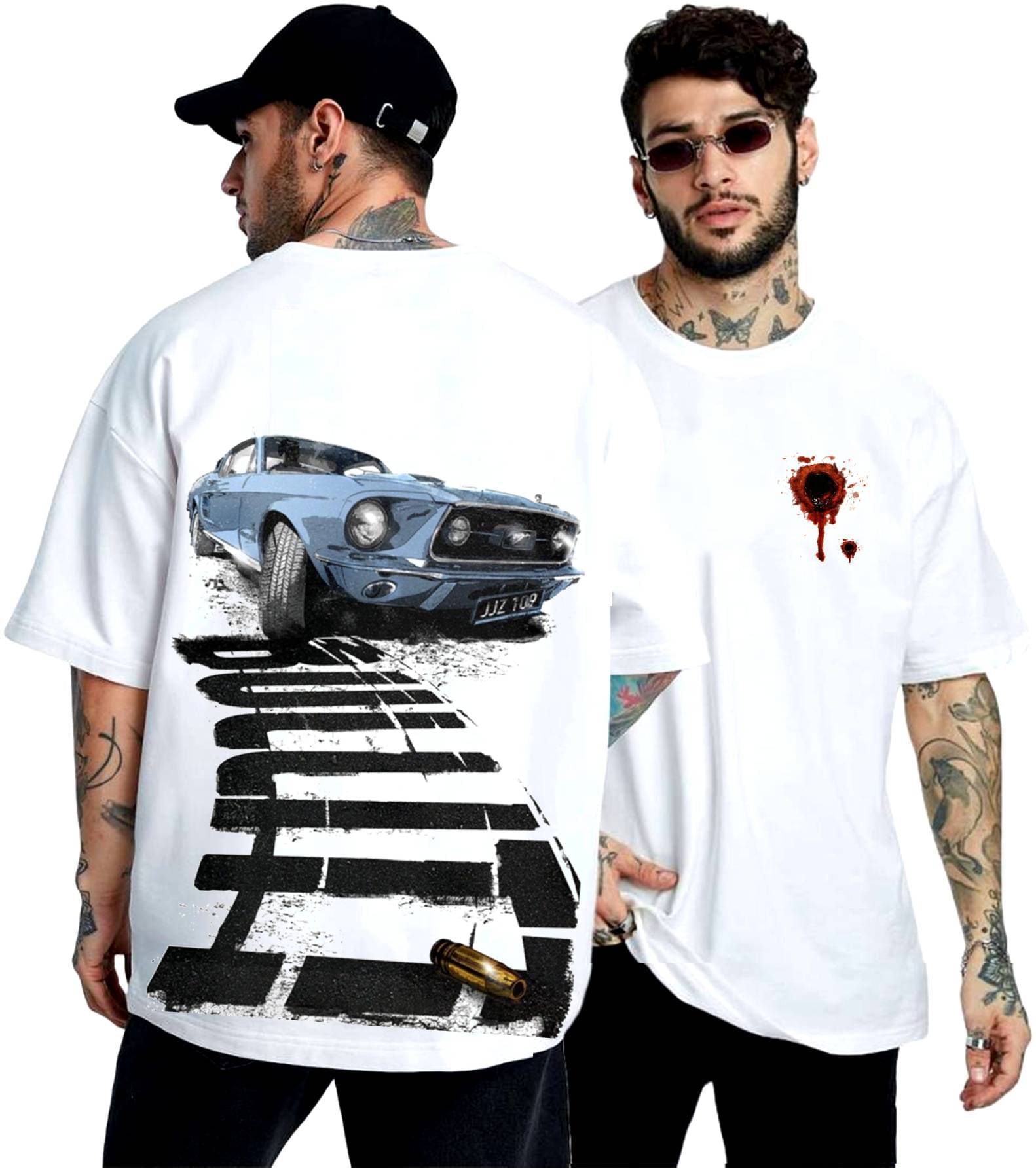     			HamsaMART.com Polyester Regular Fit Solid Half Sleeves Men's Round T-Shirt - White ( Pack of 1 )
