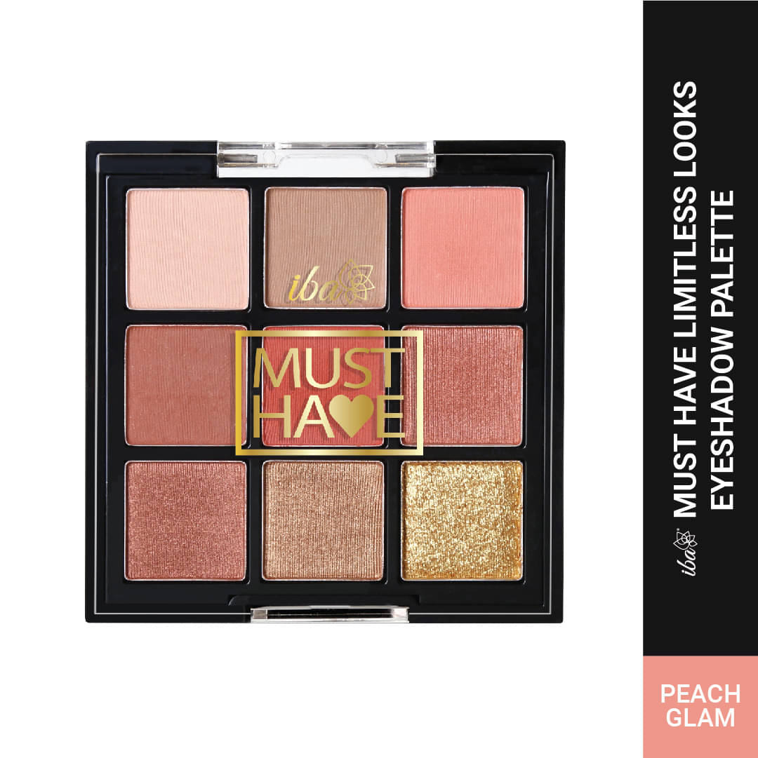     			Iba Must Have Limitless Looks Eyeshadow Palette Peach Glam, (Pack of 1)