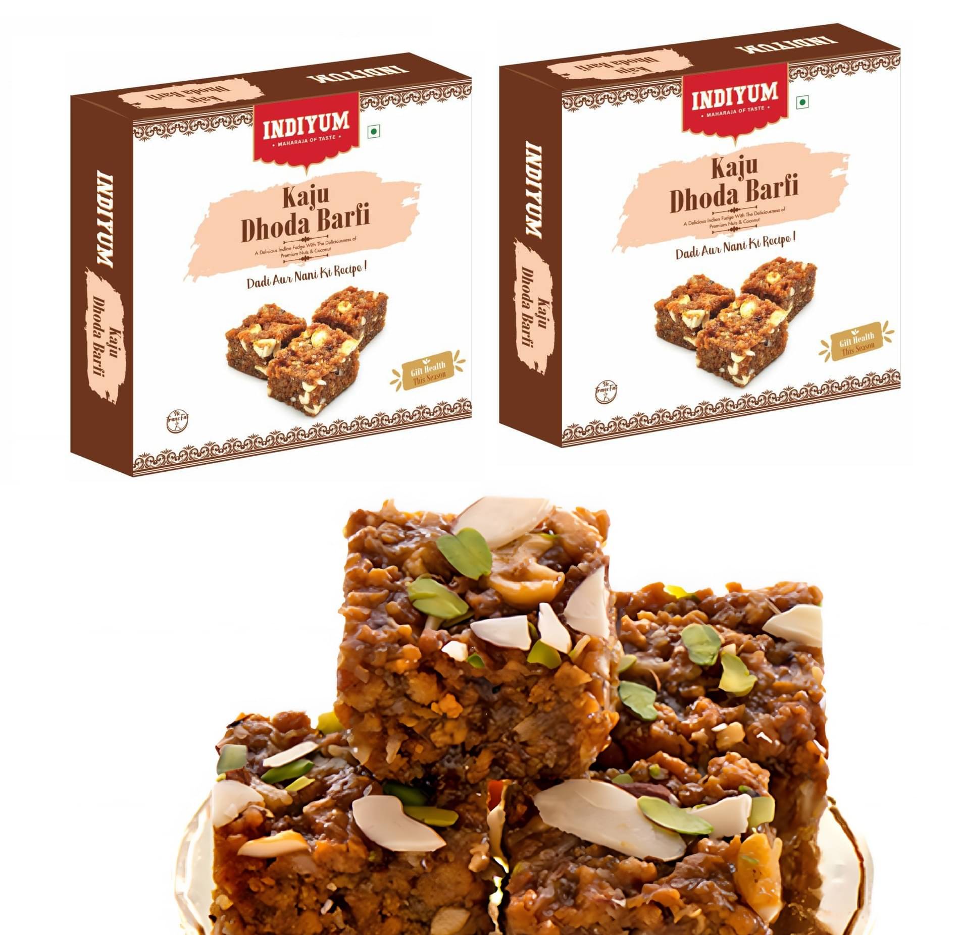 Indiyum Mithai DodhaBurfi 400 gm     			Indiyum Mithai DodhaBurfi 400 gm