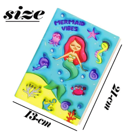 Kalra Magic (Pack 5) Cute Mermaid Printed Bubbly Diary For Boys/Girls/kids Note Book Diary For Girls Return Gifts Diary Ruled Pages A Premium Soft Bound Notebook Diary for Girls     			Kalra Magic (Pack 5) Cute Mermaid Printed Bubbly Diary For Boys/Girls/kids Note Book Diary For Girls Return Gifts Diary Ruled Pages A Premium Soft Bound Notebook Diary for Girls