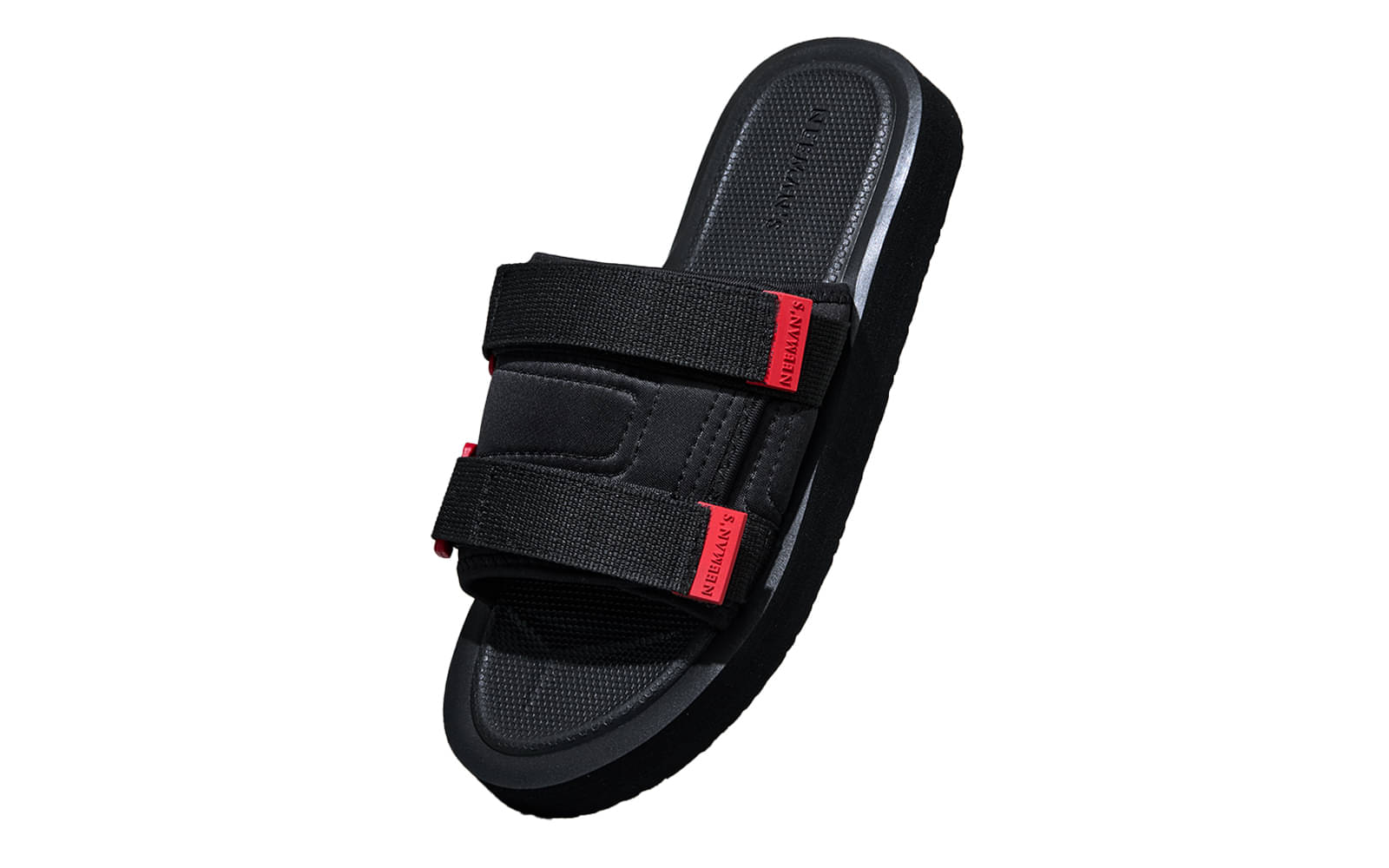     			Neemans Black Men's Slide Flip Flop