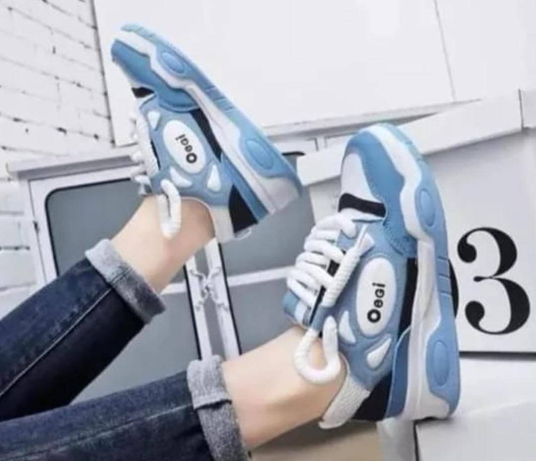     			PM Traders Blue Women's Sneakers
