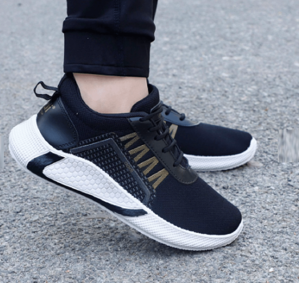     			PM Traders Sneakers For Men Black Men's Sneakers