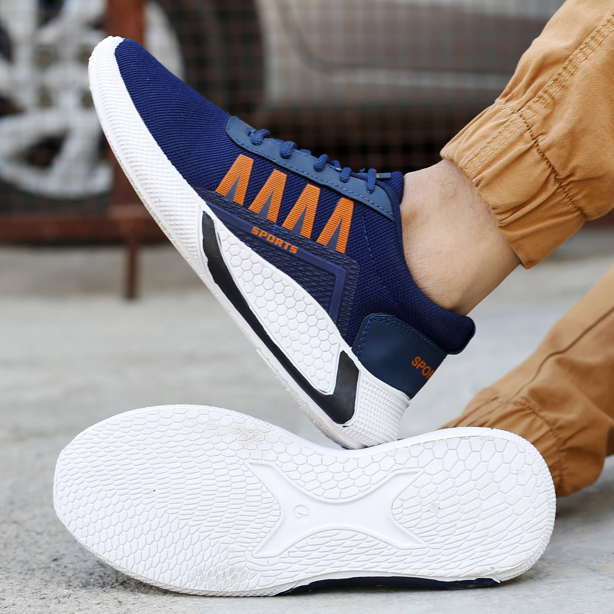     			PM Traders Sneakers For Men Blue Men's Sneakers