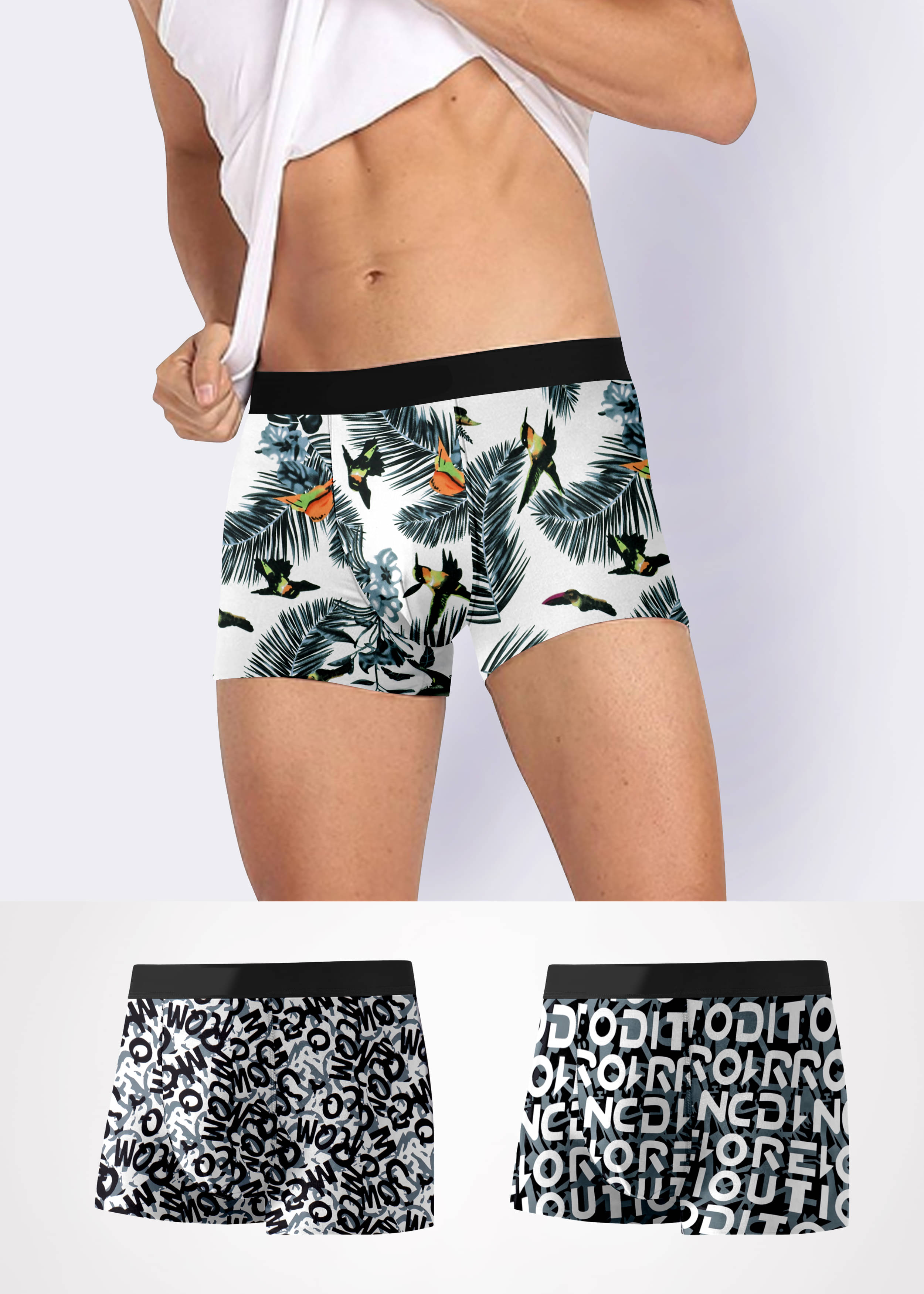     			PaheliRani Pack of 3 Nylon Trunks For Men's ( Multicolor2 )