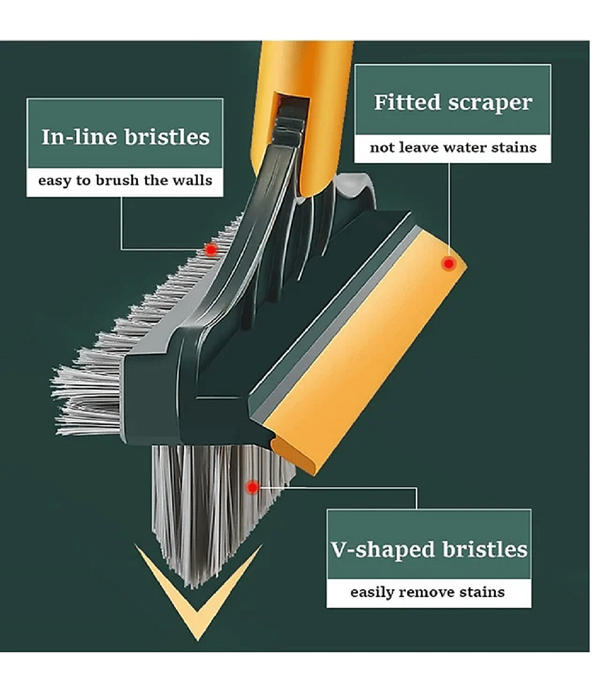 Qin Pin Stainless Steel Floor & Tile Brush ( 1 )