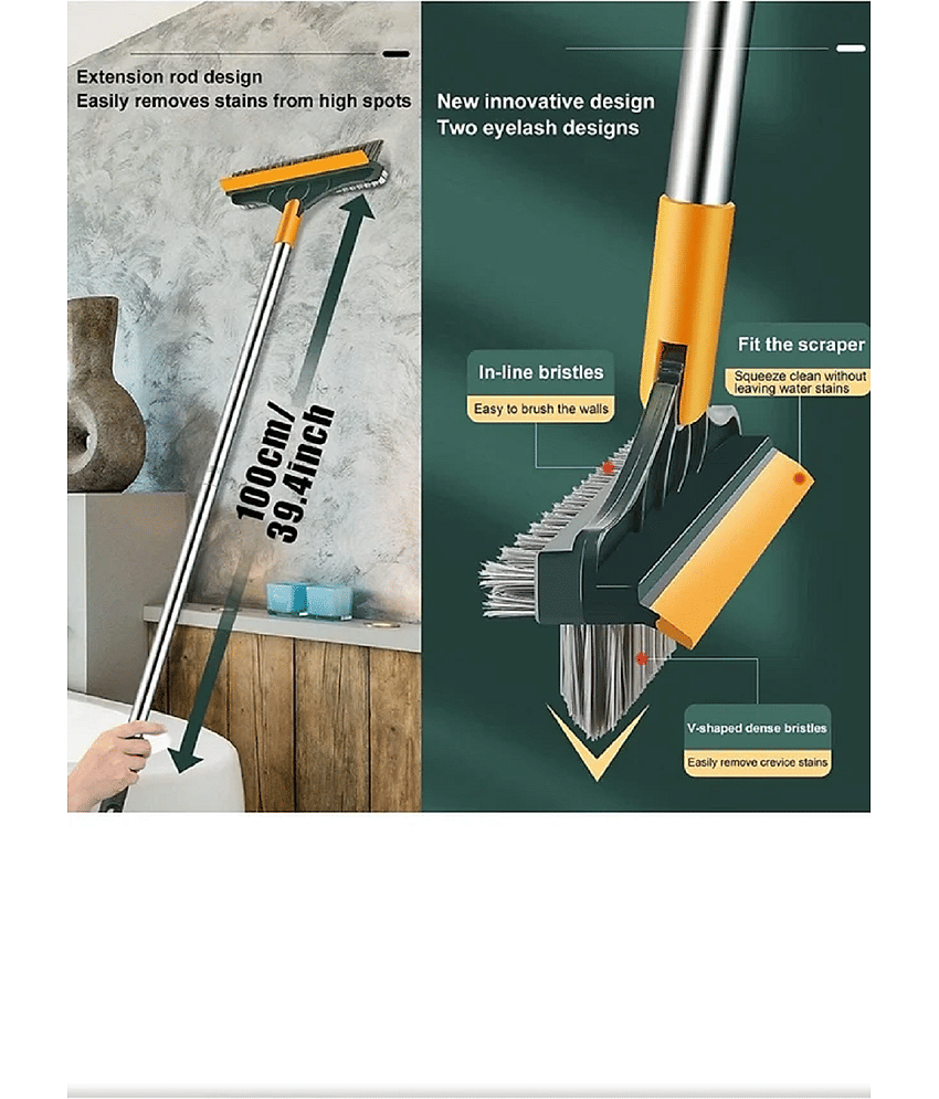 Qin Pin Stainless Steel Floor & Tile Brush ( 1 )