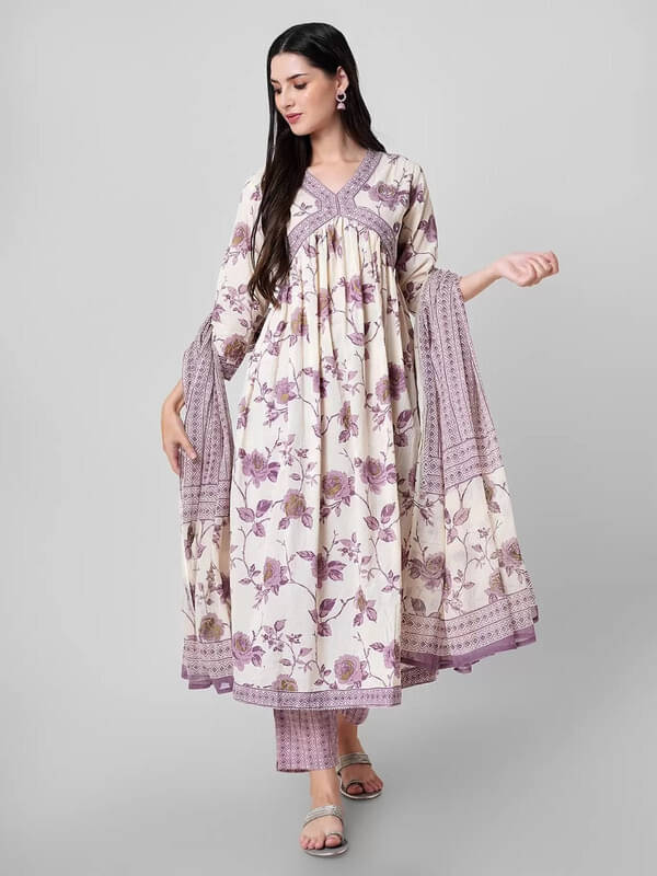 Royal Export Cotton Blend Printed Kurti With Pants Women's Stitched Salwar Suit - Multicolor ( Pack of 1 )     			Royal Export Cotton Blend Printed Kurti With Pants Women's Stitched Salwar Suit - Multicolor ( Pack of 1 )