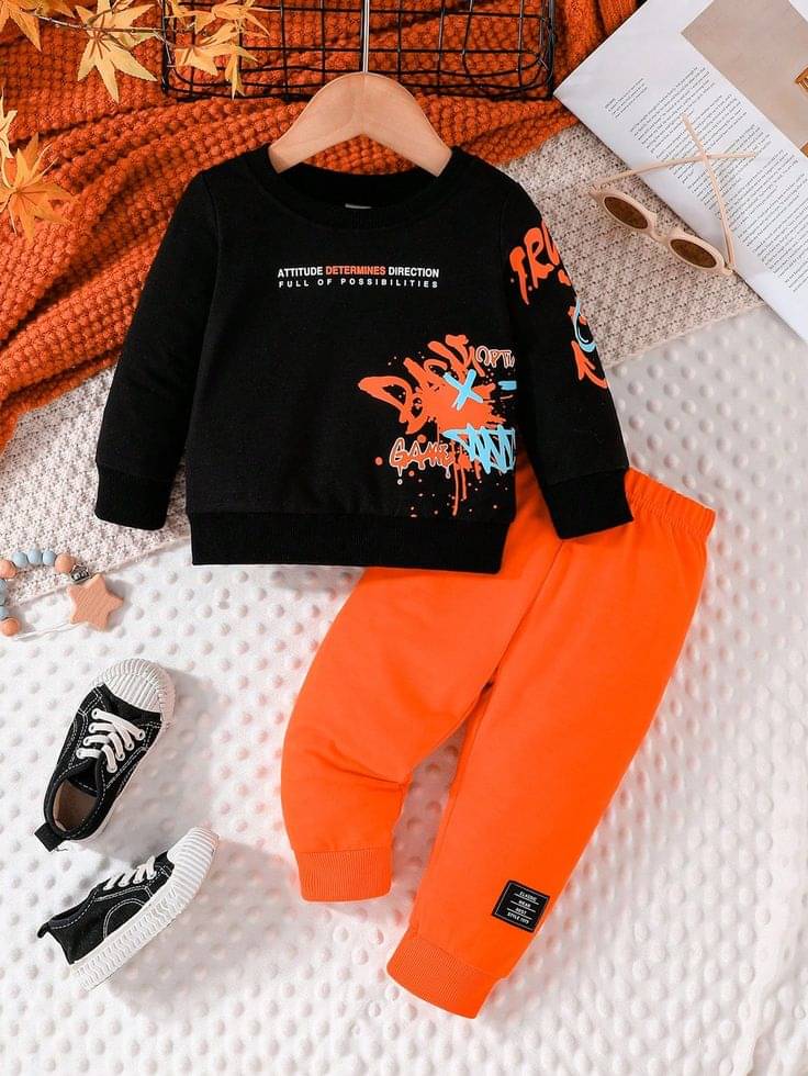     			SRP Pack of 1 Boys Cotton T-Shirt & Pants Set ( Black )