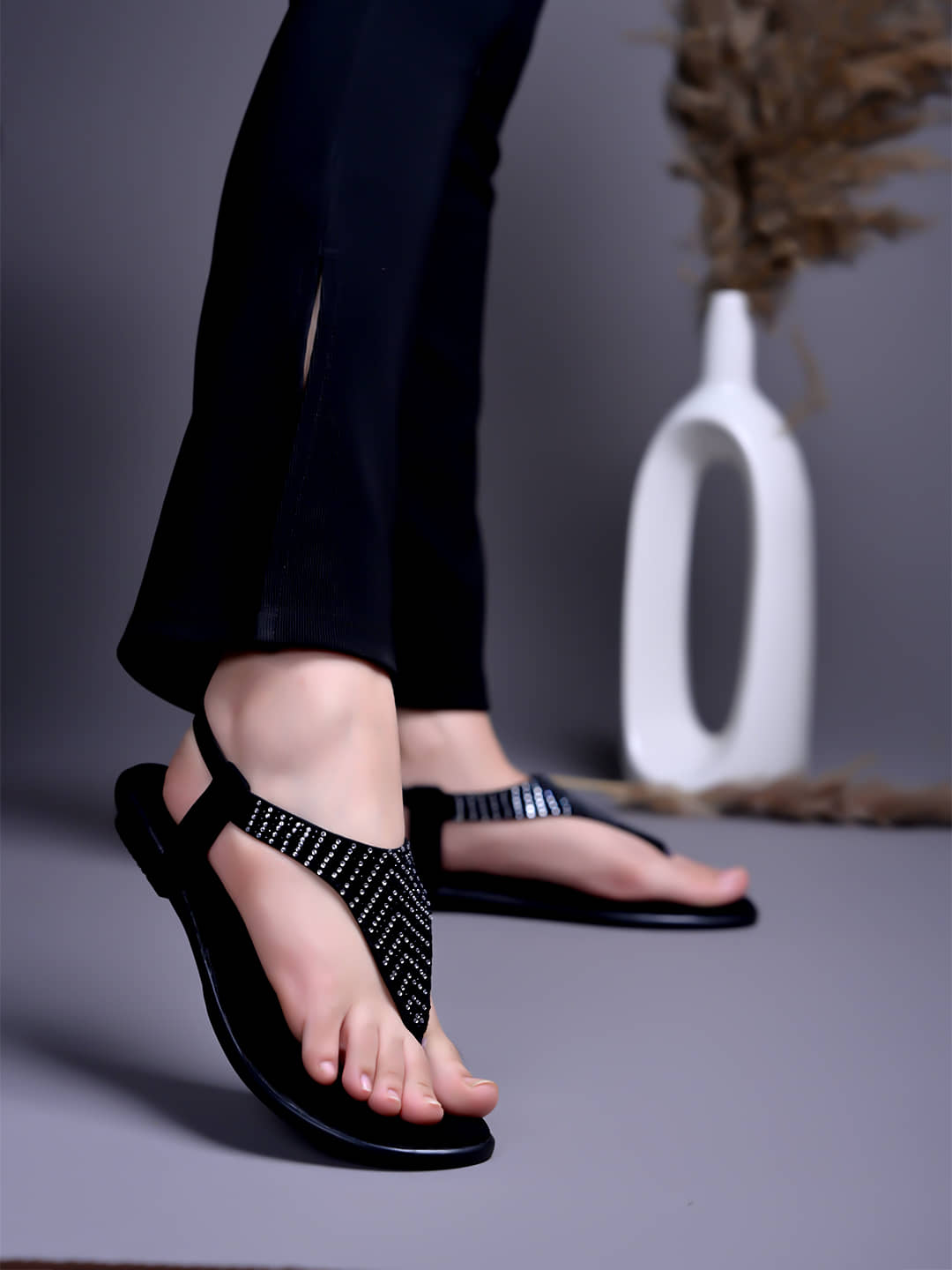 Shoetopia Black Women's Flats