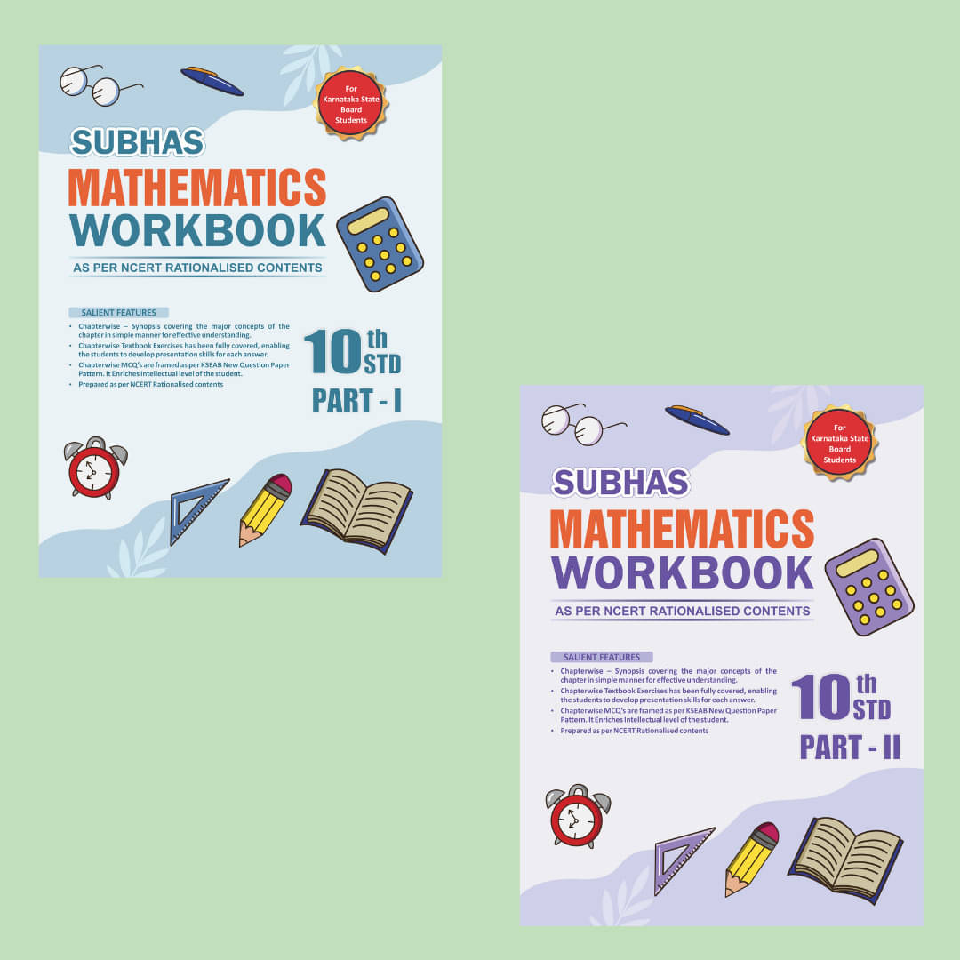 Subhas 10th Std Mathematics Workbook Part 1 & Part 2 (Paperback, A Satish) Subhas 10th Std Mathematics Workbook Part 1 & Part 2 (Paperback, A Satish)