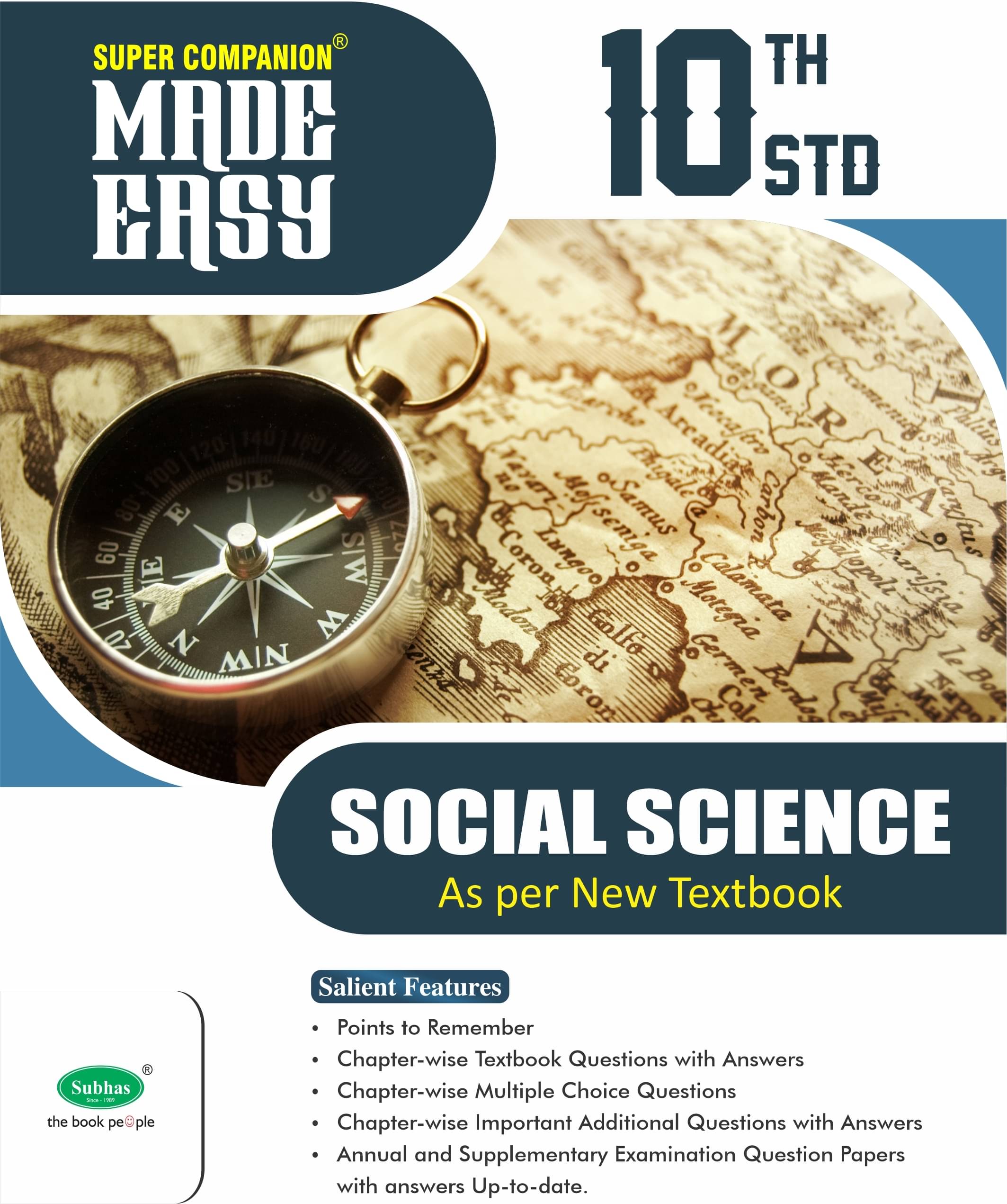Super Companion Made Easy 10th Std Social Science (Paperback, A Satish)     			Super Companion Made Easy 10th Std Social Science (Paperback, A Satish)