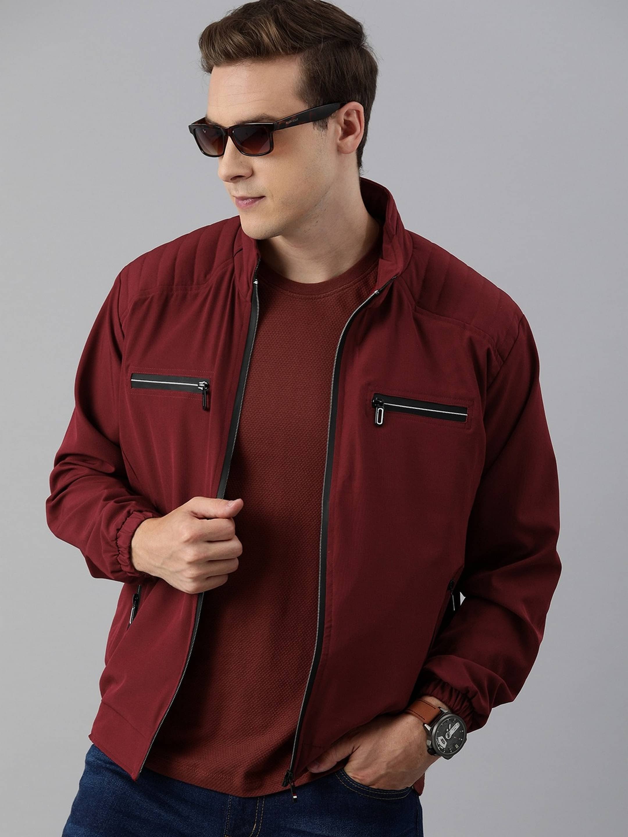 VOXATI Polyester Men's Casual Jacket - Brown ( Pack of 1 )