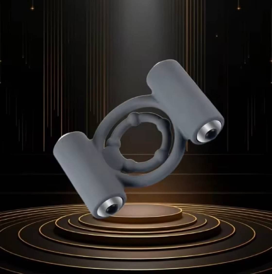     			Vibrations Dual BŪLLET RING Manual Massager