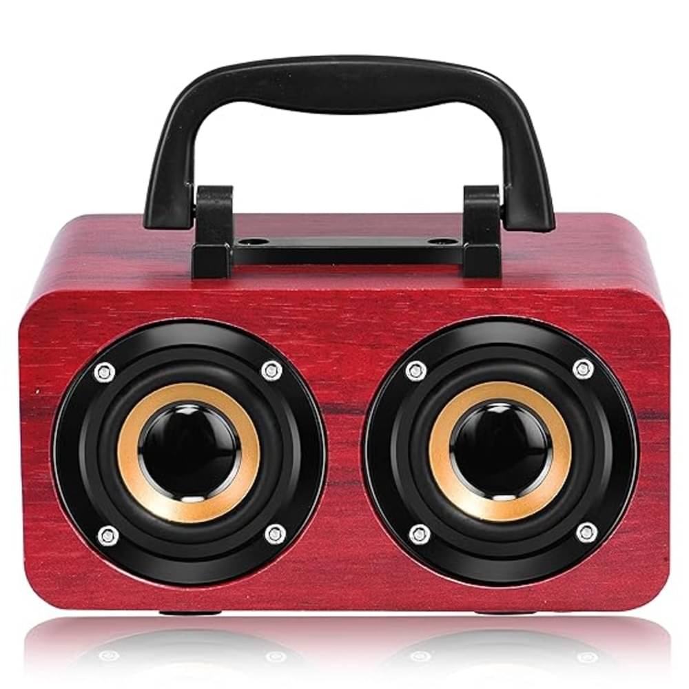     			Walrus WL-BOOMBOX-RED 6 W Bluetooth Speaker Bluetooth V 5.3 with USB,SD card Slot,Aux,3D Bass Playback Time 10 hrs Red
