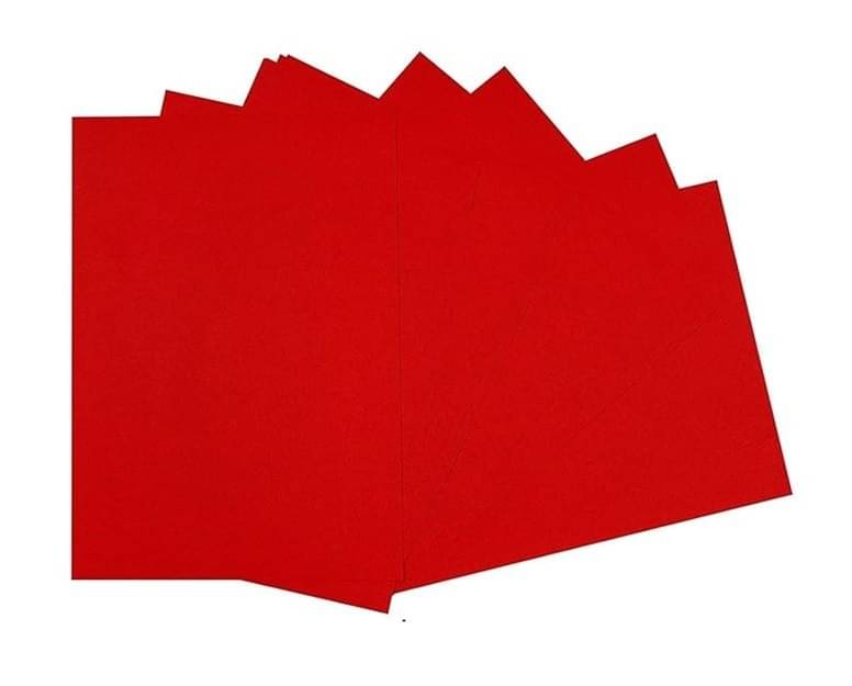     			freedy A3 Color Paper 100 Sheets (Red) Premium Colour 180 GSM Pack for Copy Printing, DIY Art & Craft, Projects, Decoration, Other Office Printing.