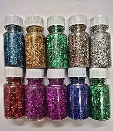     			freedy Fine Glitter for Resin, Set of 12 Colors, LEOBRO Extra Fine Resin Glitter Powder, Nail Glitter, Assorted Craft Glitter for Epoxy Resin Art, Body Face Hair Glitter Bulk, Glitter Tumbler Candle Making