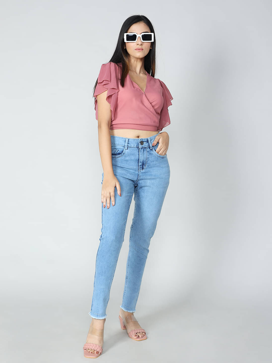     			novio - Light Blue Denim Slim Fit Women's Jeans ( Pack of 1 )