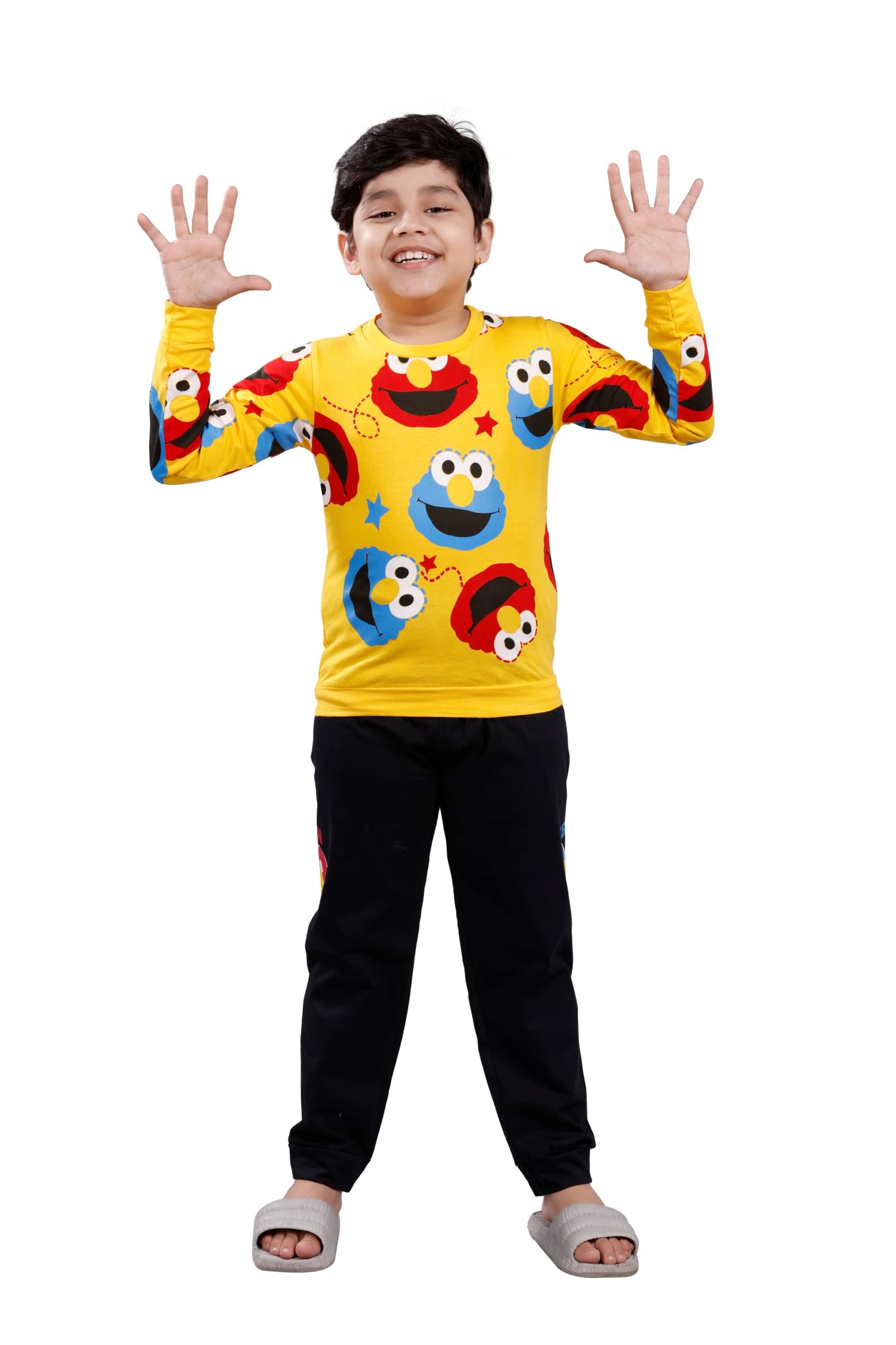     			s muktar garments Pack of 1 Baby Boys Cotton T-Shirt & Pants Set ( Multicolor )