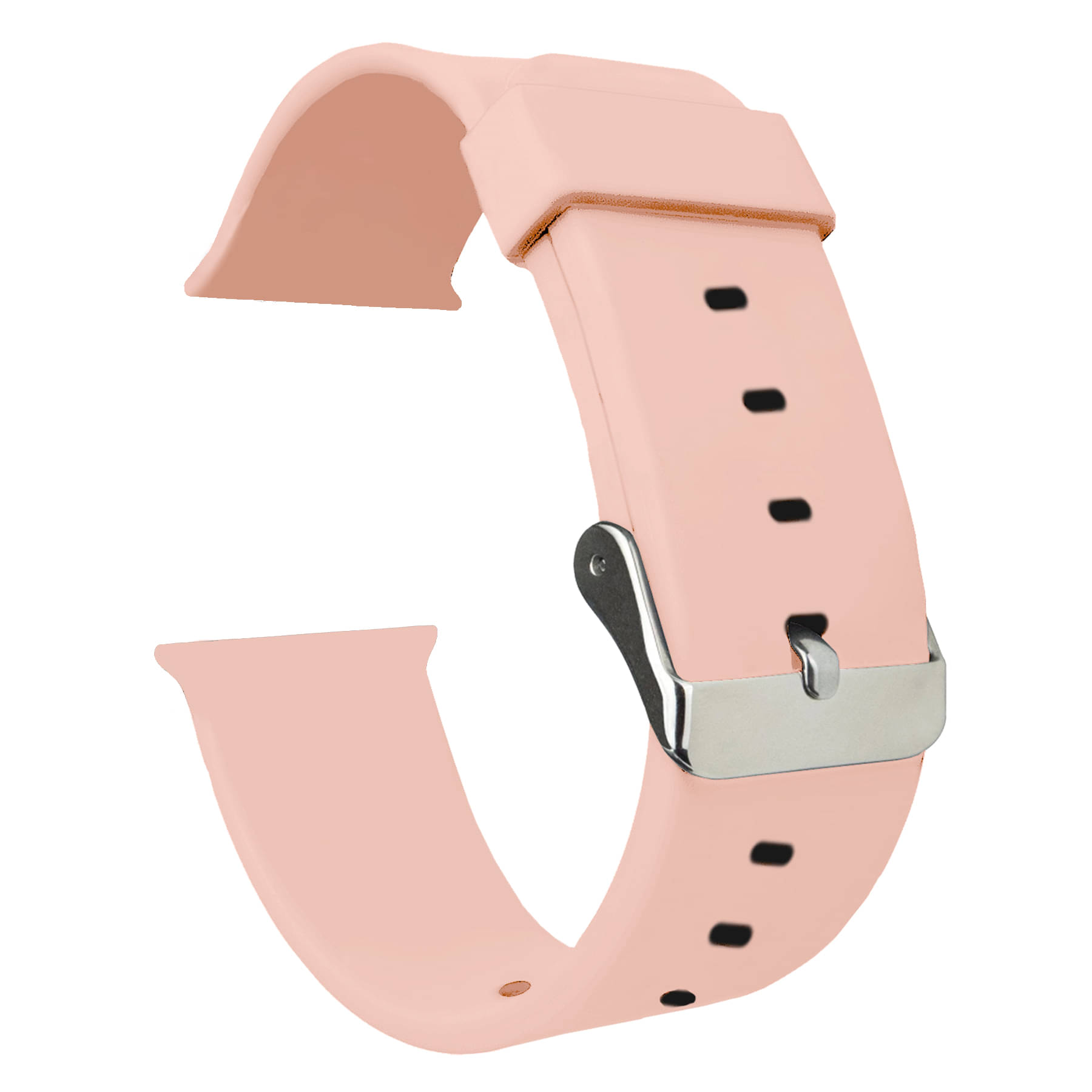 ACM Watch Strap Slide Silicone Belt compatible with Fire-Boltt Oracle Bsw203 Smartwatch Classic Casual Band Creame Pink ACM Watch Strap Slide Silicone Belt compatible with Fire-Boltt Oracle Bsw203 Smartwatch Classic Casual Band Creame Pink
