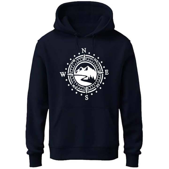 ATIGIANO APPAREL Fleece Hooded Men's Sweatshirt - Navy ( Pack of 1 ) ATIGIANO APPAREL Fleece Hooded Men's Sweatshirt - Navy ( Pack of 1 )