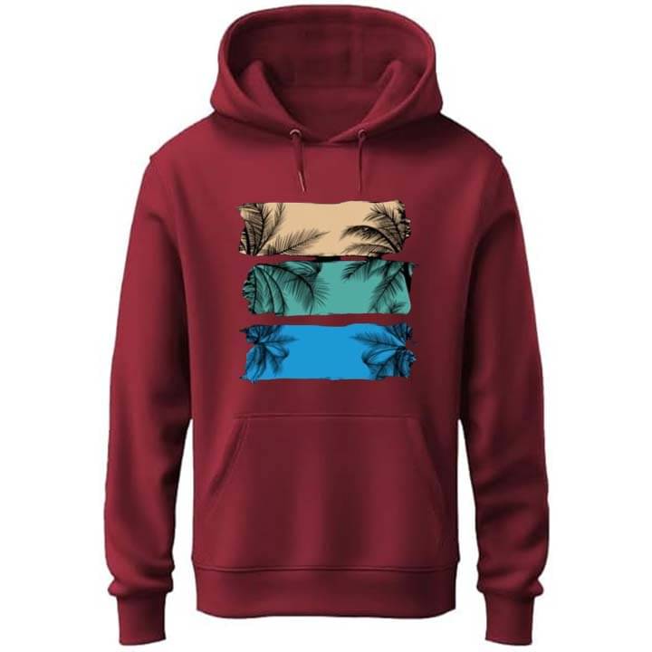     			ATIGIANO APPAREL Fleece Hooded Men's Sweatshirt - Maroon ( Pack of 1 )
