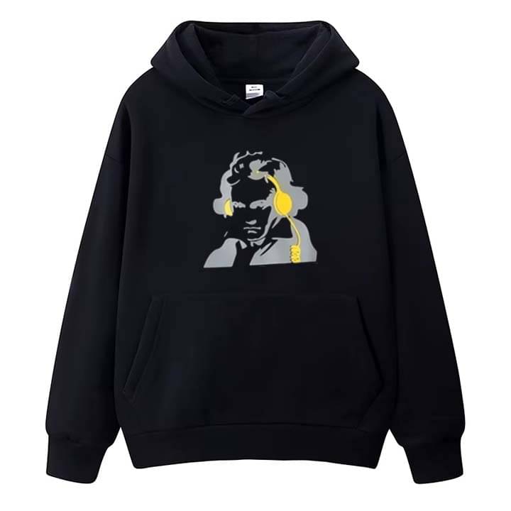     			ATIGIANO APPAREL Fleece Hooded Men's Sweatshirt - Black ( Pack of 1 )