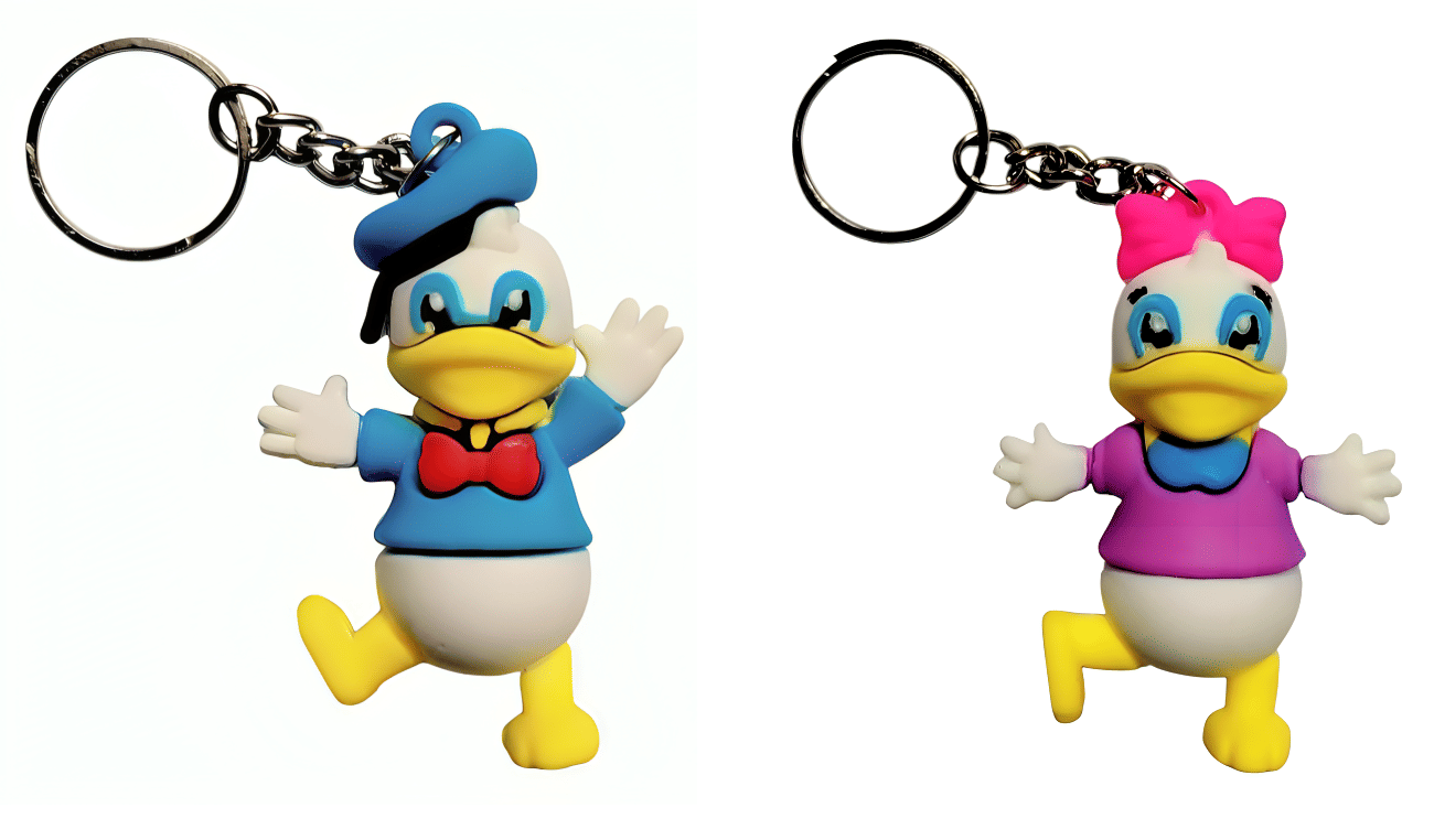 Americ Style Multicolor Men's Character Keychain ( Pack of 2 ) Americ Style Multicolor Men's Character Keychain ( Pack of 2 )