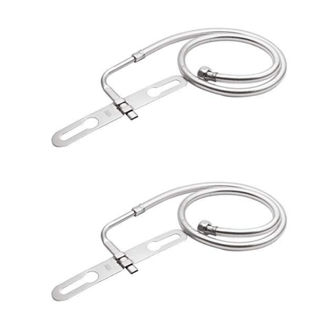BATHONIX Flat Nozzle 1.5 meter Jet Spray (Set of 2) Stainless Steel Jet Sprays BATHONIX Flat Nozzle 1.5 meter Jet Spray (Set of 2) Stainless Steel Jet Sprays