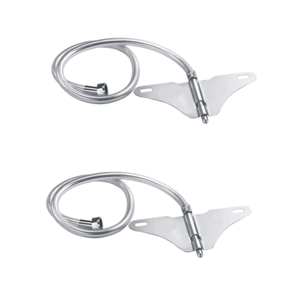 BATHONIX Triangle Nozzle 1.5 meter Jet Spray (Set of 2) Stainless Steel Jet Sprays BATHONIX Triangle Nozzle 1.5 meter Jet Spray (Set of 2) Stainless Steel Jet Sprays