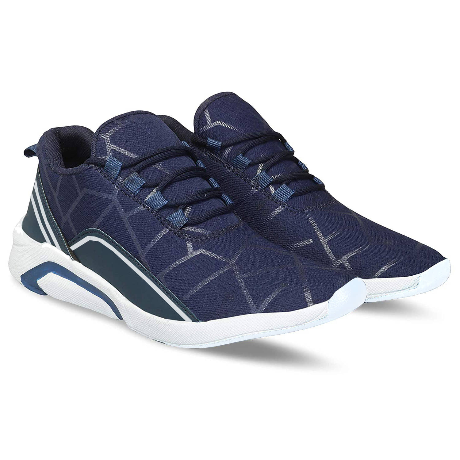 Bersache Men Runnig shoe Blue Men's Sports Running Shoes - Sports Shoes | Buy online on ZillyBuy