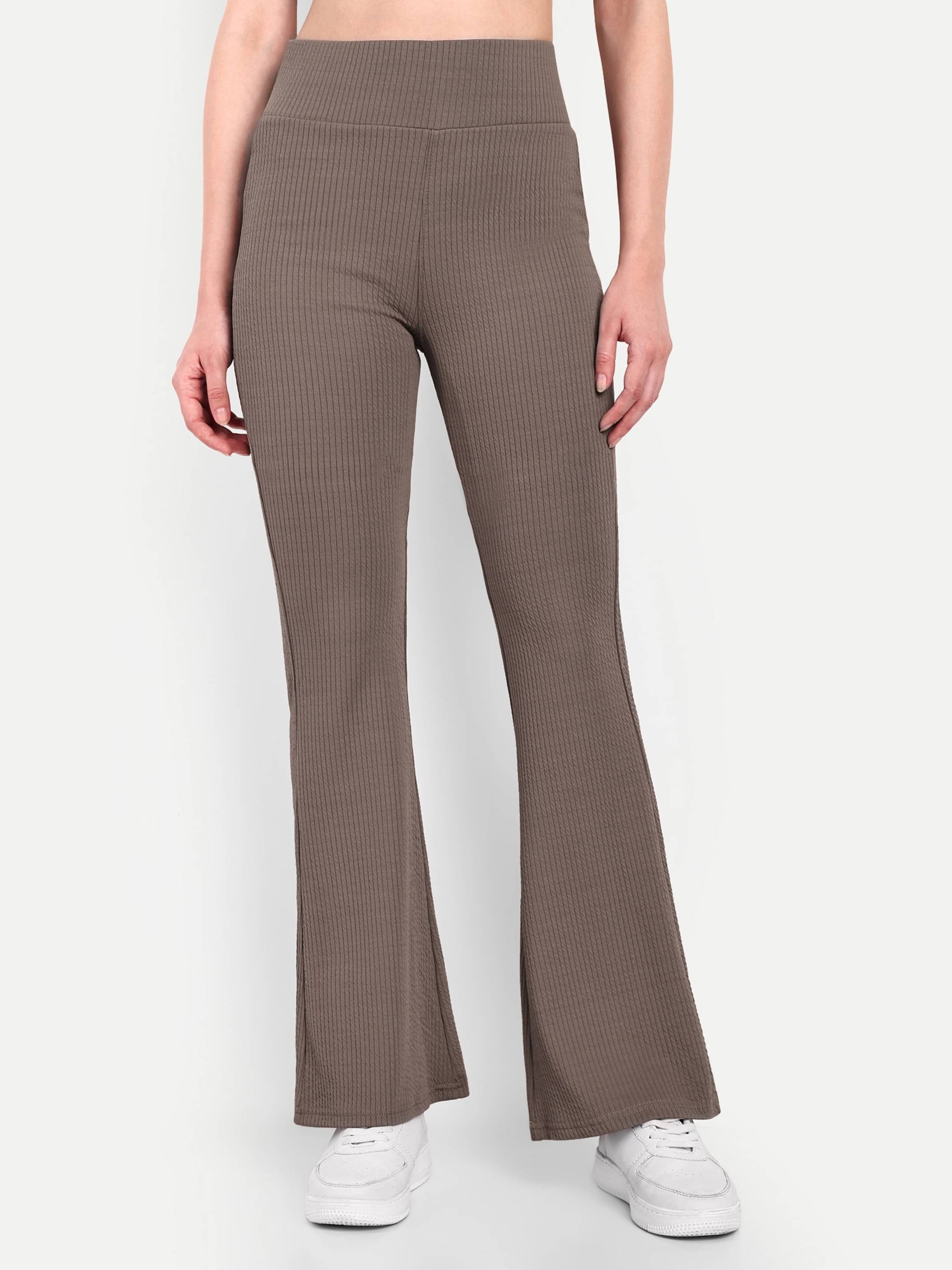     			Broadstar Pack of 1 Lycra Bootcut Women's Bootcut Pants ( Brown )
