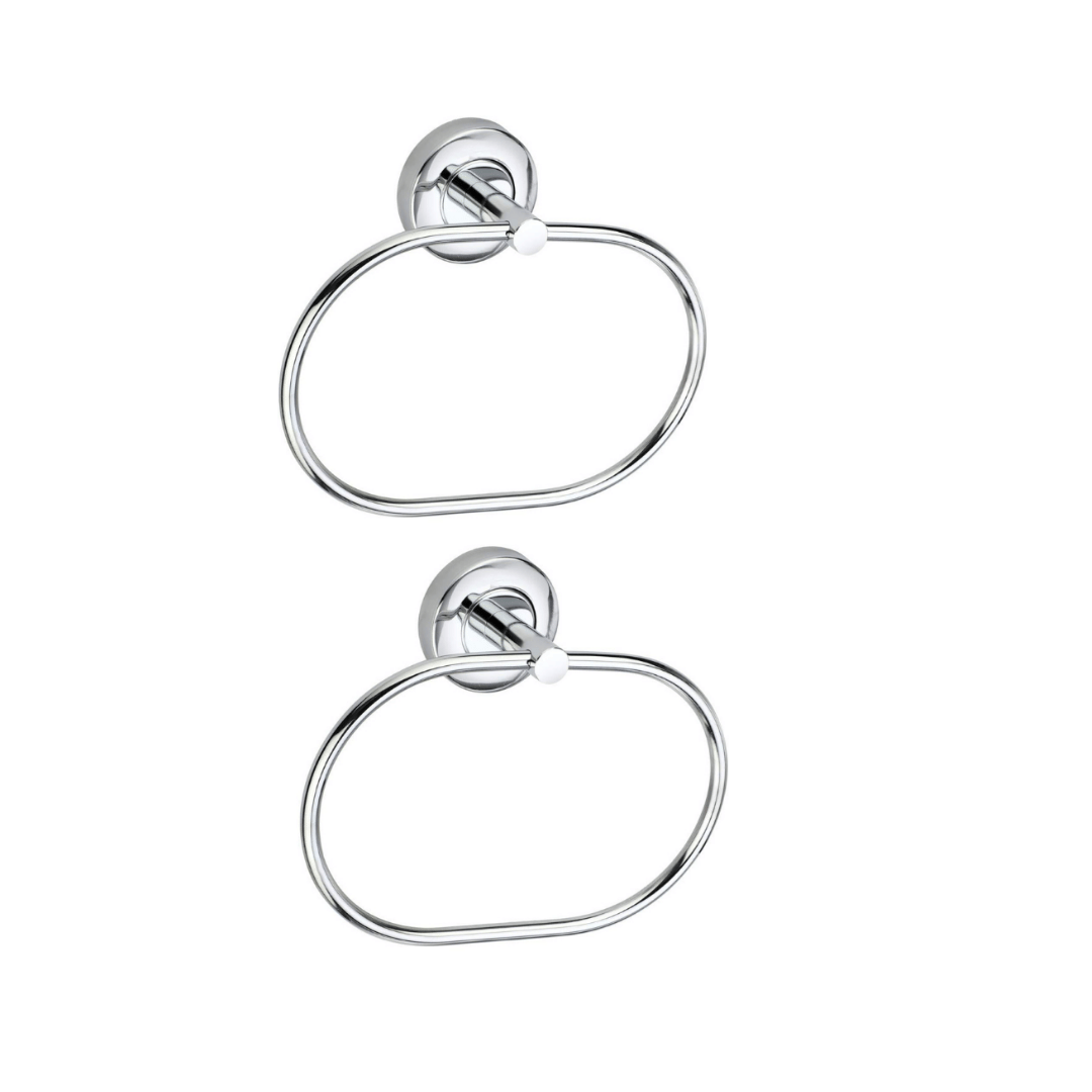 COSWARE - Towel Hanger S.S Heavy Oval 2pcs COSWARE - Towel Hanger S.S Heavy Oval 2pcs