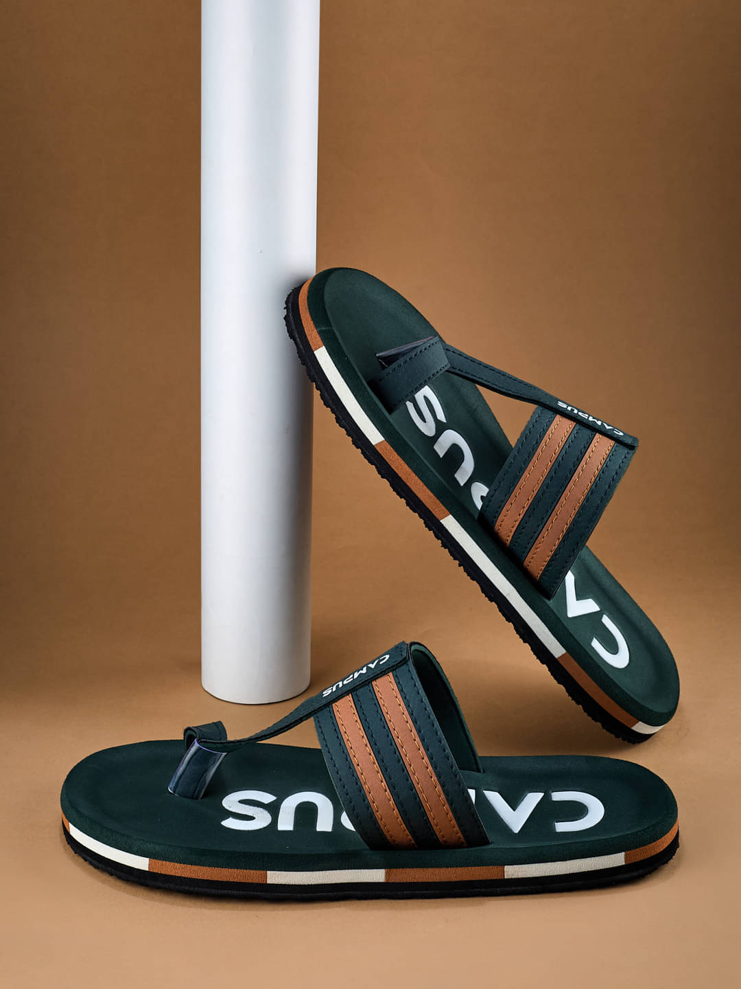     			Campus Olive Men's Thong Flip Flop