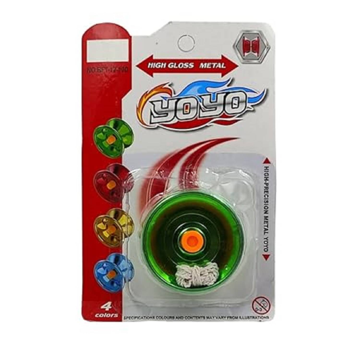 DENFE Fine Quality High Speed YoYo Spinner for Tricks and Skills Toy (Multi-Color) Pack of 1 DENFE Fine Quality High Speed YoYo Spinner for Tricks and Skills Toy (Multi-Color) Pack of 1
