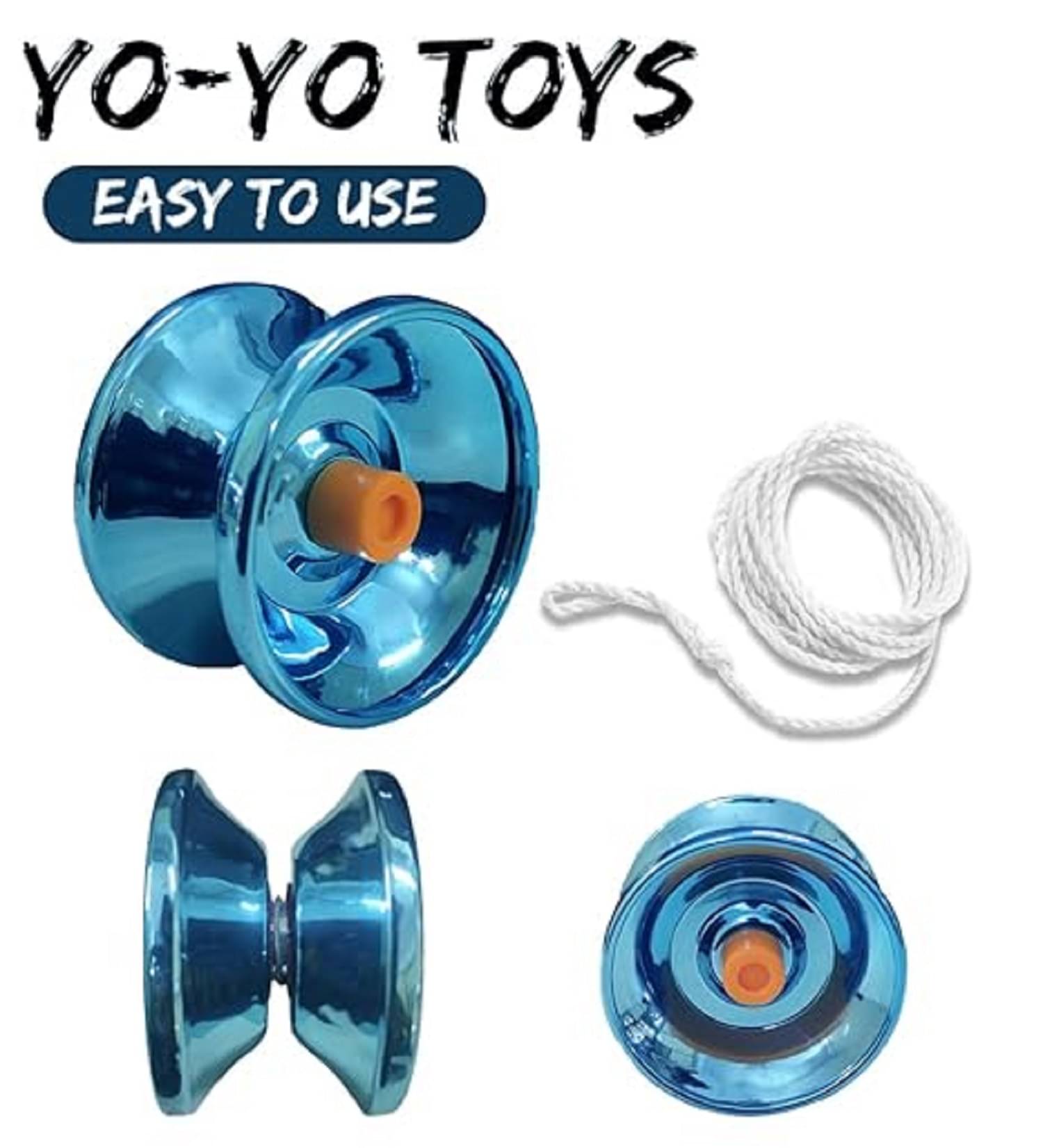 DENFE Fine Quality High Speed YoYo Spinner for Tricks and Skills Toy (Multi-Color) Pack of 1 DENFE Fine Quality High Speed YoYo Spinner for Tricks and Skills Toy (Multi-Color) Pack of 1