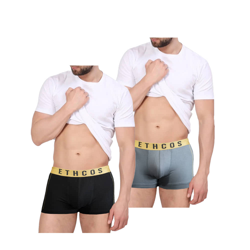 ETHCOS Pack of 2 Modal Trunks For Men's ( Multicolor )