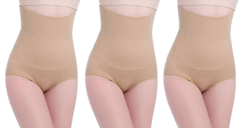 Flenzy Pack of 3 Cotton Women's Tummy Tucker ( Beige ) - Shapewear | Buy online on ZillyBuy