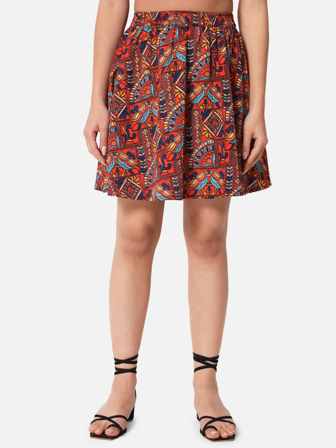 OTIRA Multicolor Crepe Women's A-Line Skirt ( Pack of 1 ) OTIRA Multicolor Crepe Women's A-Line Skirt ( Pack of 1 )