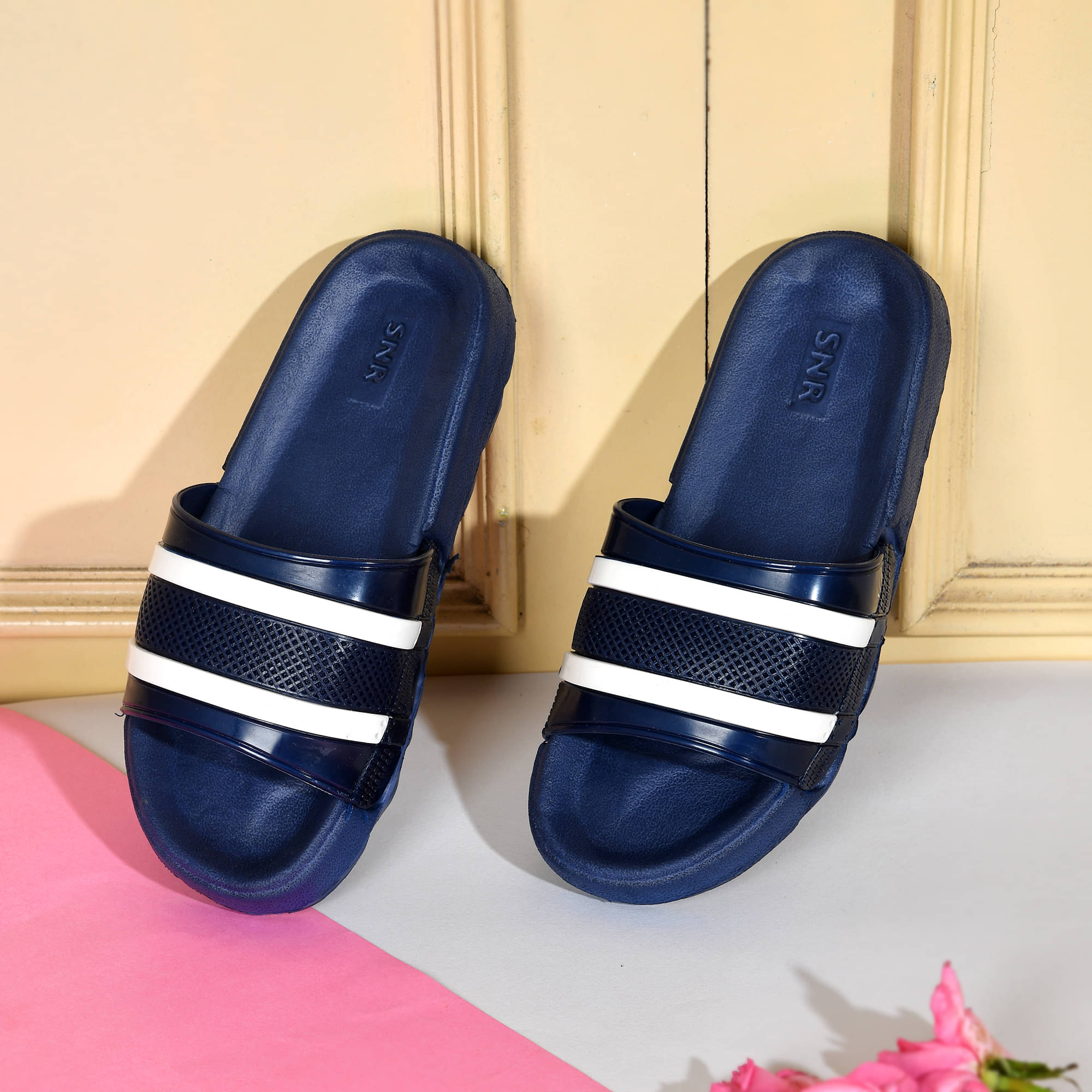 PM Traders - Blue Men's Floater Sandals     			PM Traders - Blue Men's Floater Sandals