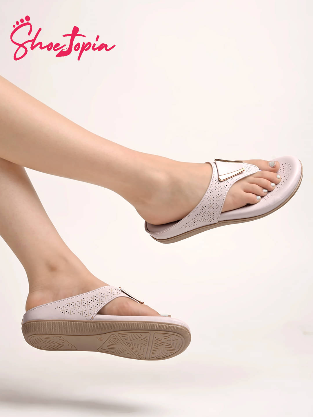     			Shoetopia Mauve Women's Flats
