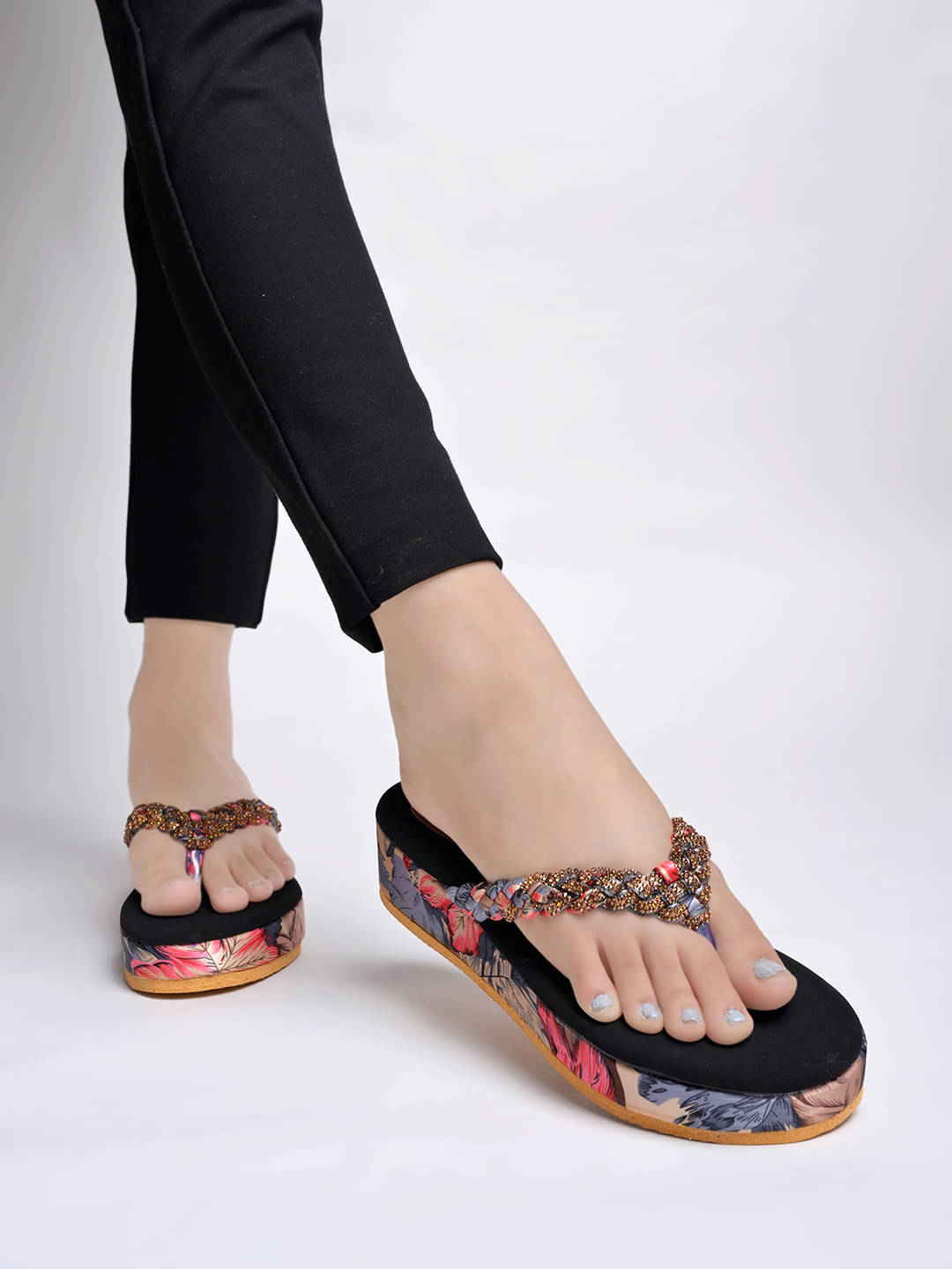     			Shoetopia Red Women's Slip On Heels